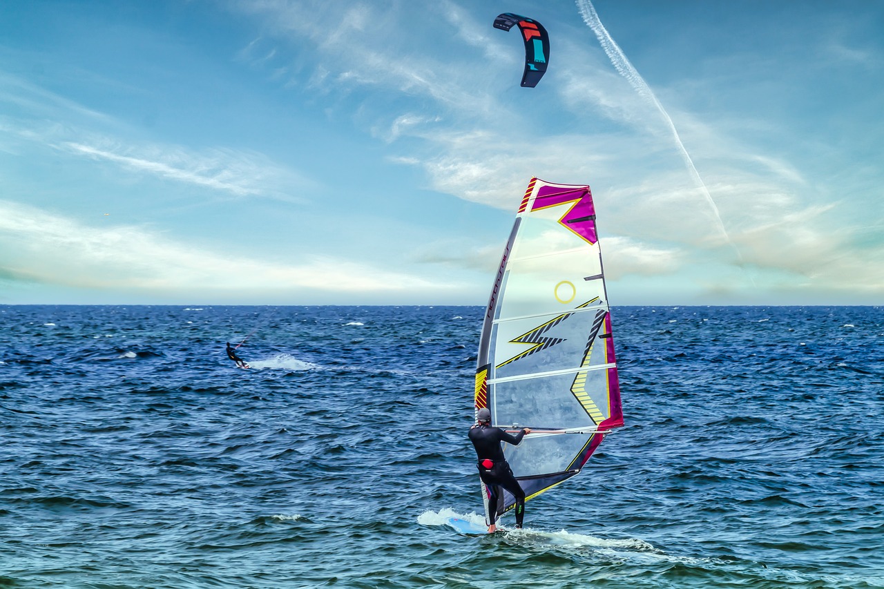 windsurfing